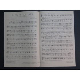 Si tu t'imagines Fillette Joseph Kosma Chant 1951