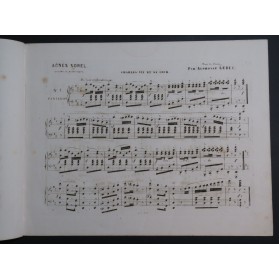 LEDUC Alphonse Agnès Sorel Piano ca1850