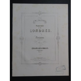 HAAS Charles Souvenir de Londres Piano ca1860