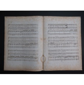 BLANCHARD Henri Trilby No 1 Ecossaise Chant Piano ca1820