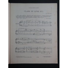 DECAUX Abel Clairs de Lune Piano 1913