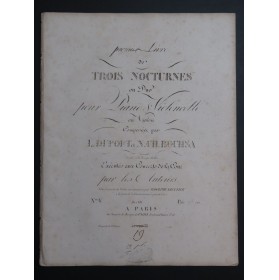 BOCHSA N. Ch. DUPORT L. Nocturne No 1 Piano Violon ou Violoncelle ca1830