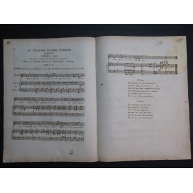 GARAT Le premier baiser d'amour Chant Piano ou Harpe ca1820