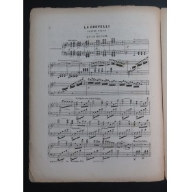 VAN RECUM André La Cruvelli Piano ca1855