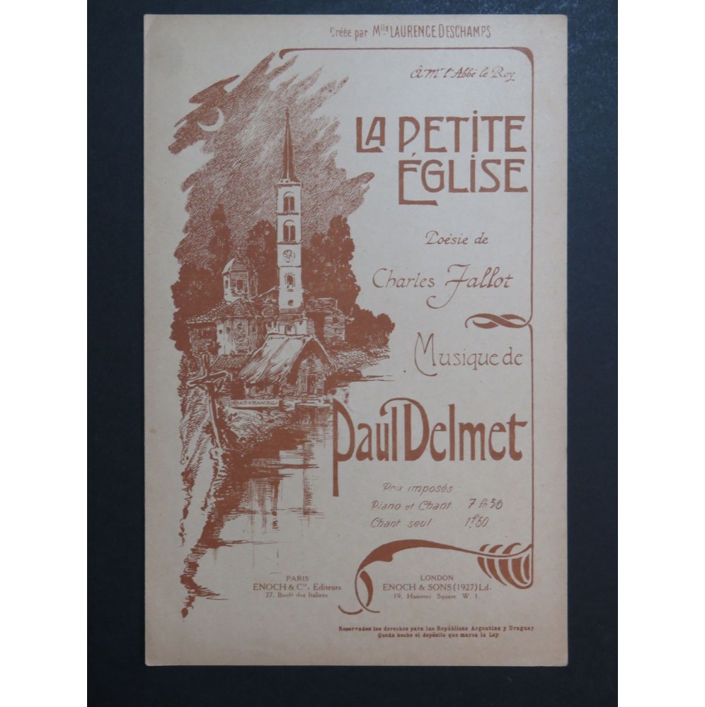 La Petite Eglise Paul Delmet Chant 1934