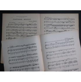 ANDRIEU Fernand Fantaisie Menuet op 98 Piano Cornet 1939