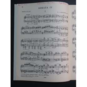 BENTZON Niels Viggo Sonate No 4 op 57 Piano 1957