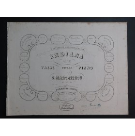 MARCAILHOU Gatien Indiana Piano ca1850