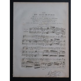 BOIELDIEU Adrien Jean de Paris No 9 Chant Piano ou Harpe ca1820