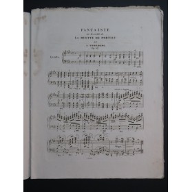 THALBERG S. Fantaisie La Muette de Portici op 52 Piano ca1844