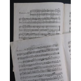 STEIBELT Daniel Sonate Périodique op 45 No 2 Piano Violon ca1800