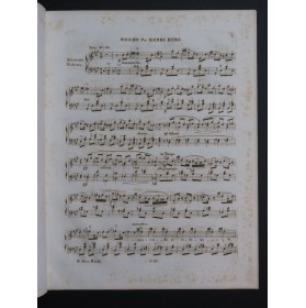 HERZ Henri Rondo extrait du Trio Piano ca1830