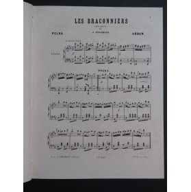 ARBAN Les Braconniers J. Offenbach Polka Piano 1873