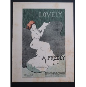 FREDLY A. Lovely Piano ca1902