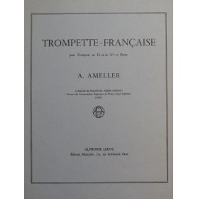 AMELLER André Trompette Française Piano Trompette 1969