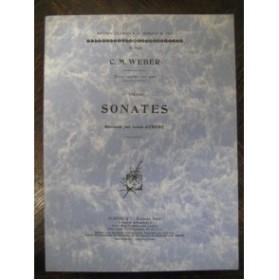 WEBER Sonates Vol 1 Piano 1960