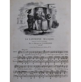 ROMAGNESI Antoine La Lanterne Magique Chant Piano ou Harpe 1828