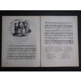 ROMAGNESI Antoine La Lanterne Magique Chant Piano ou Harpe 1828