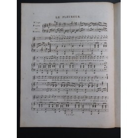 BÉRAT Frédéric Le Pleureur Chant Piano ca1830