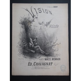 CHAVAGNAT Edouard Vision Chant Piano XIXe siècle