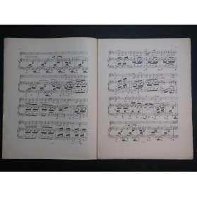 CHAVAGNAT Edouard Vision Chant Piano XIXe siècle