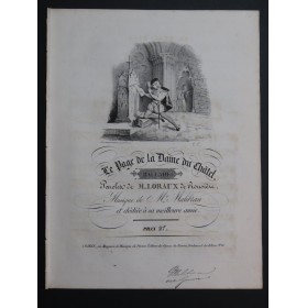 MONPOU Hippolyte Les Colombes de Saint Marc Chant Piano ca1830