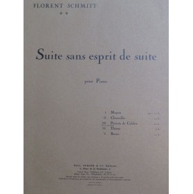 SCHMITT Florent Pécorée de Calabre Piano 1939