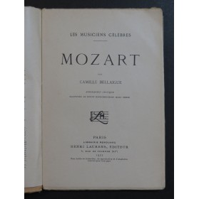 BELLAIGUE Camille Mozart Biographie Critique 1935