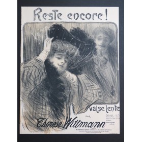 WITTMANN Thérèse Reste Encore Piano 1904