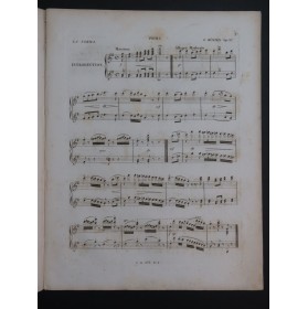 HÜNTEN François Cavatine sur la Norma Bellini op 97 Piano 4 mains 1838