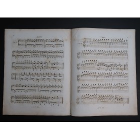 HÜNTEN François Cavatine sur la Norma Bellini op 97 Piano 4 mains 1838