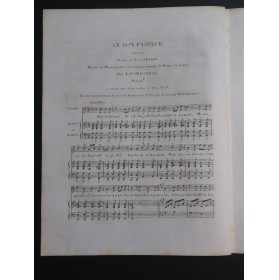 ROMAGNESI Antoine Le Bon Pasteur Chant Piano ca1830