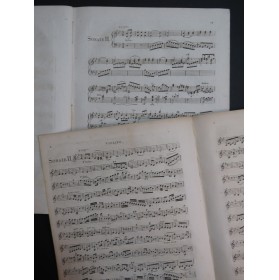 DUSSEK J. L. Deux Sonates Piano Violon ca1815