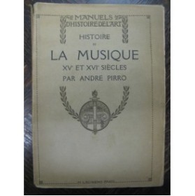 PIRRO André Histoire de la Musique 1940