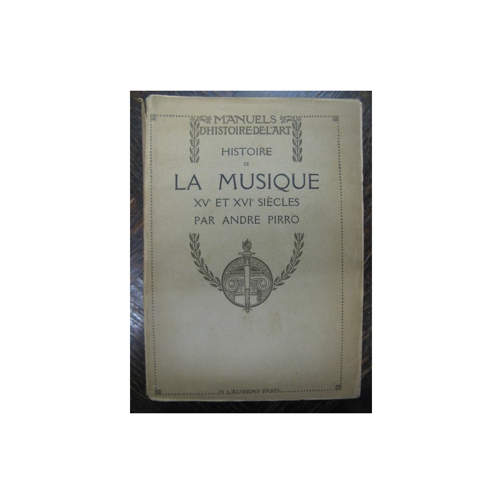 PIRRO André Histoire de la Musique 1940