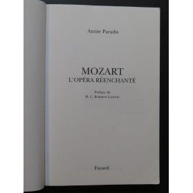 PARADIS Annie Mozart L'Opéra Réenchantée 1999