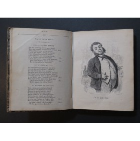 Almanach Chantant Chansons Françaises 1869 1870 1872 1873 1874