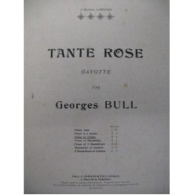 BULL Georges Tante Rose Piano Violon 1900