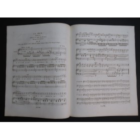 GRISAR Albert La Peur Chant Piano ca1840