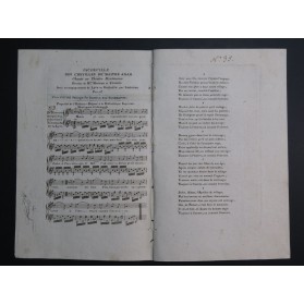 LEMOINE Vaudeville des Chevilles de Maître Adam Chant Guitare ca1820