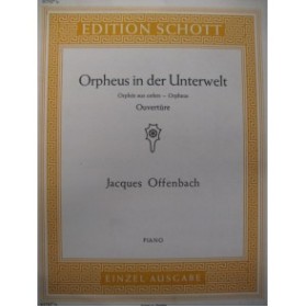 OFFENBACH Jacques Orpheus Ouverture Piano