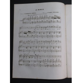 POTHARST Jacques Le Miroir Chant Piano ca1850