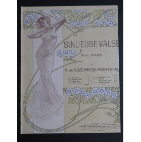 DE BUZONNIÉRE-MONTEVRAC V. Sinueuse Valse Piano