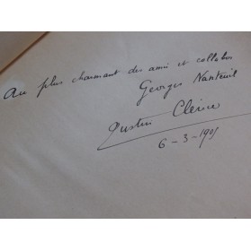 CLÉRICE Justin Ordre de l'Empereur Opéra Dédicace Chant Piano 1902