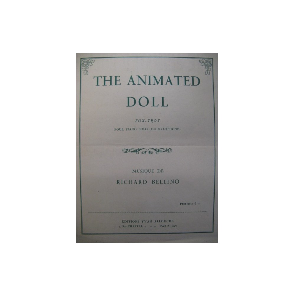 BELLINO Richard The Animated Doll Piano