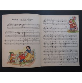 CHURCHILL Frank Blanche Neige et les Sept Nains Chant Piano ca1950