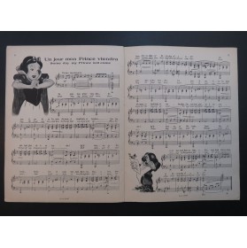 CHURCHILL Frank Blanche Neige et les Sept Nains Chant Piano ca1950