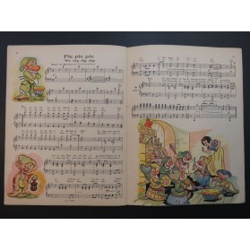 CHURCHILL Frank Blanche Neige et les Sept Nains Chant Piano ca1950