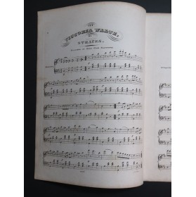 STRAUSS Johann Waltzes Prague Company Piano ca1850