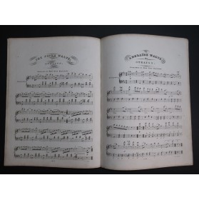 STRAUSS Johann Waltzes Prague Company Piano ca1850